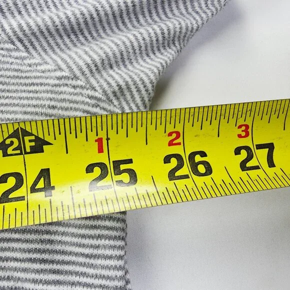 Calvin Klein Liquid Touch Embroidered Chest Logo Gray White Stripe Mens 2XL Polo - Picture 2 of 12